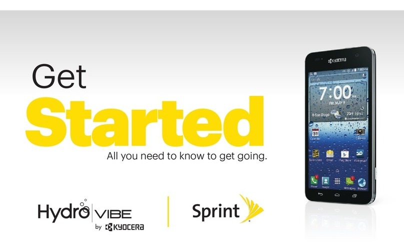 Kyocera HYDRO VIBE User manual