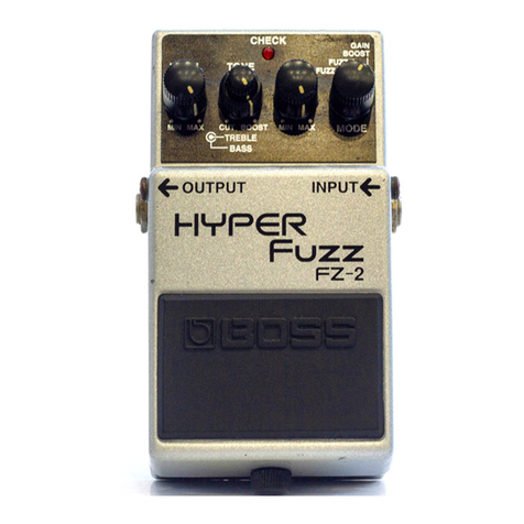 BOSSCO FZ-2 Hyper fuzz User manual