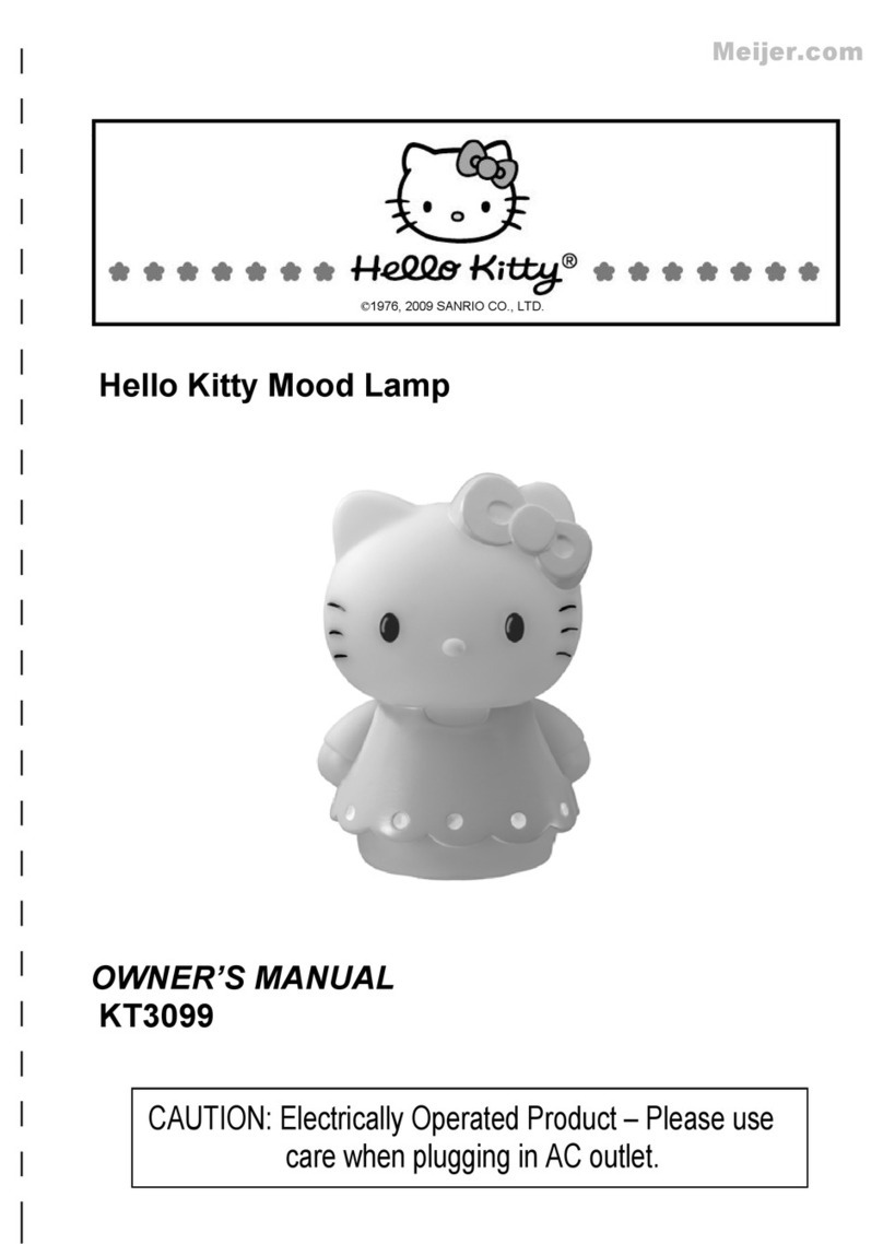 Hello Kitty Hello KittyKT3099 User manual
