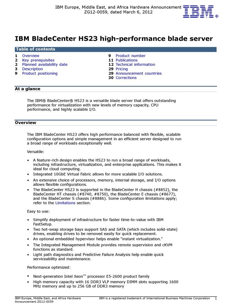 IBM BladeCenter HS23 user guide