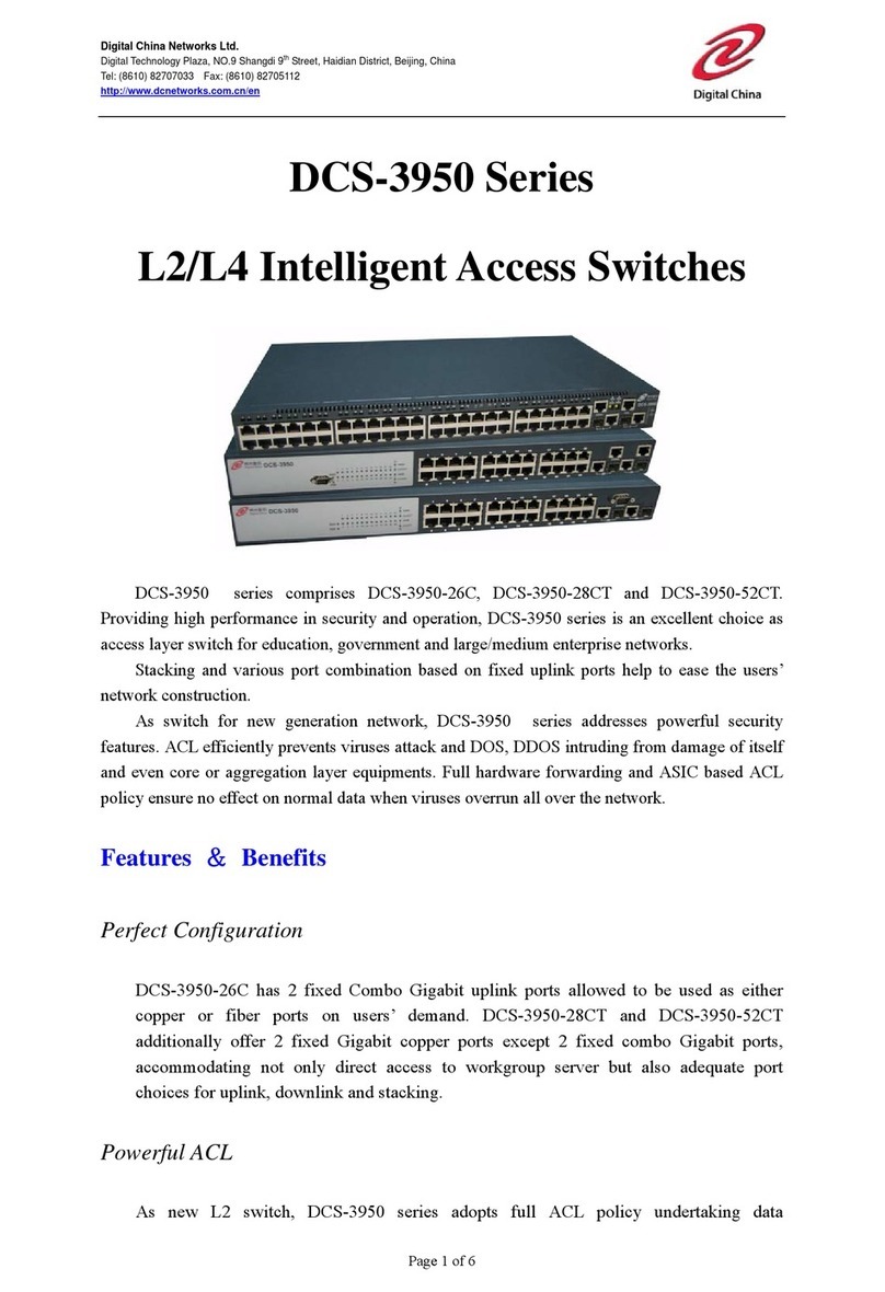 Digitalchina Networks DCS-3950 Series user guide