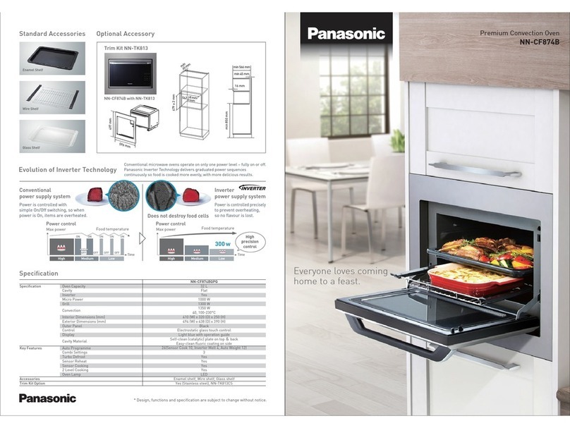 Panasonic NN-CF874B User manual