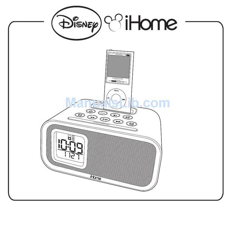 iHome DF-H22 user guide