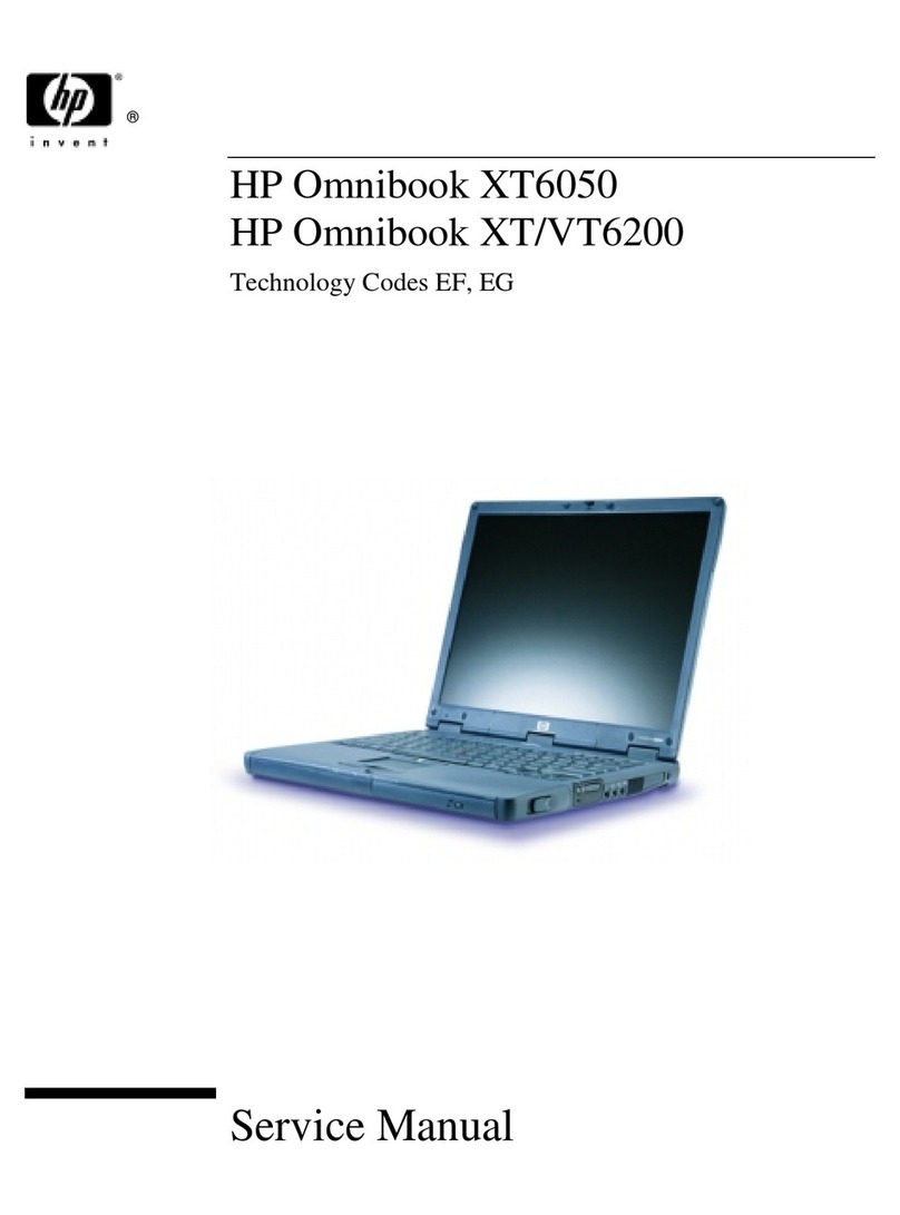 HP OmniBook XT6050 User manual HP OmniBook XT6050 User manual