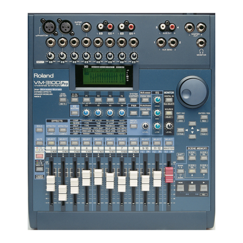 Roland V-mixing station VM-3100 User manual