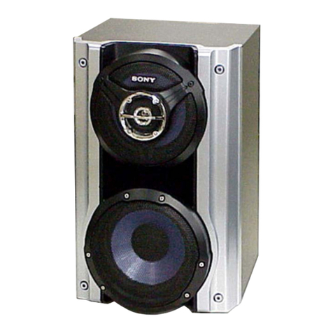 Sony SS-RG555 User manual
