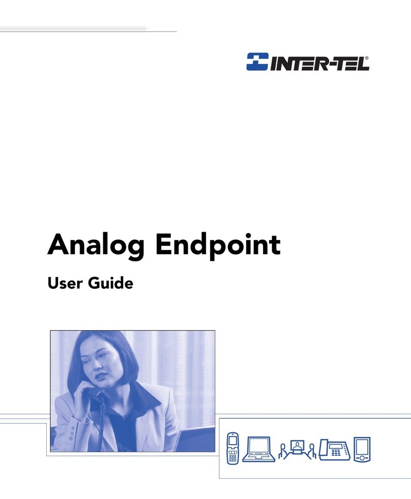 intertel Analog Endpoint User manual