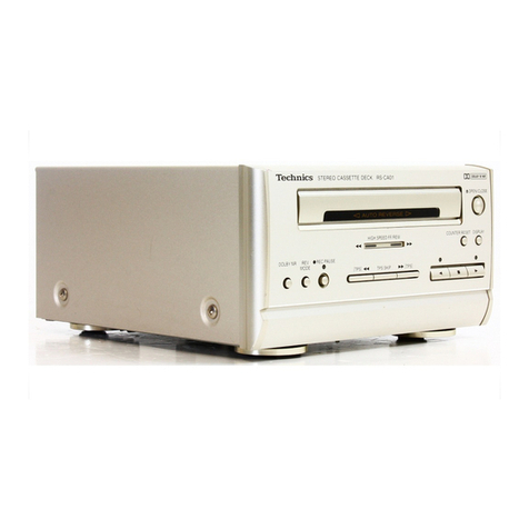Technics RS-CA01 User manual