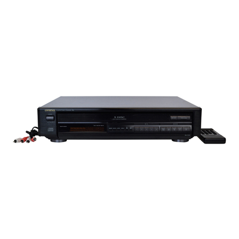 Onkyo DX-C201 User manual Onkyo DX-C201 User manual