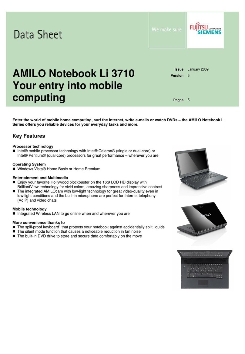 Fujitsu Siemens Computers AMILO Li 3710 User manual
