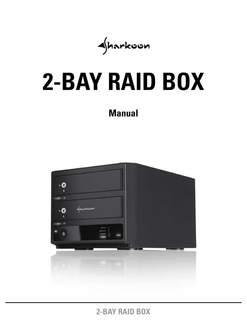 Sharkoon 2-BAY RAID BOX User manual