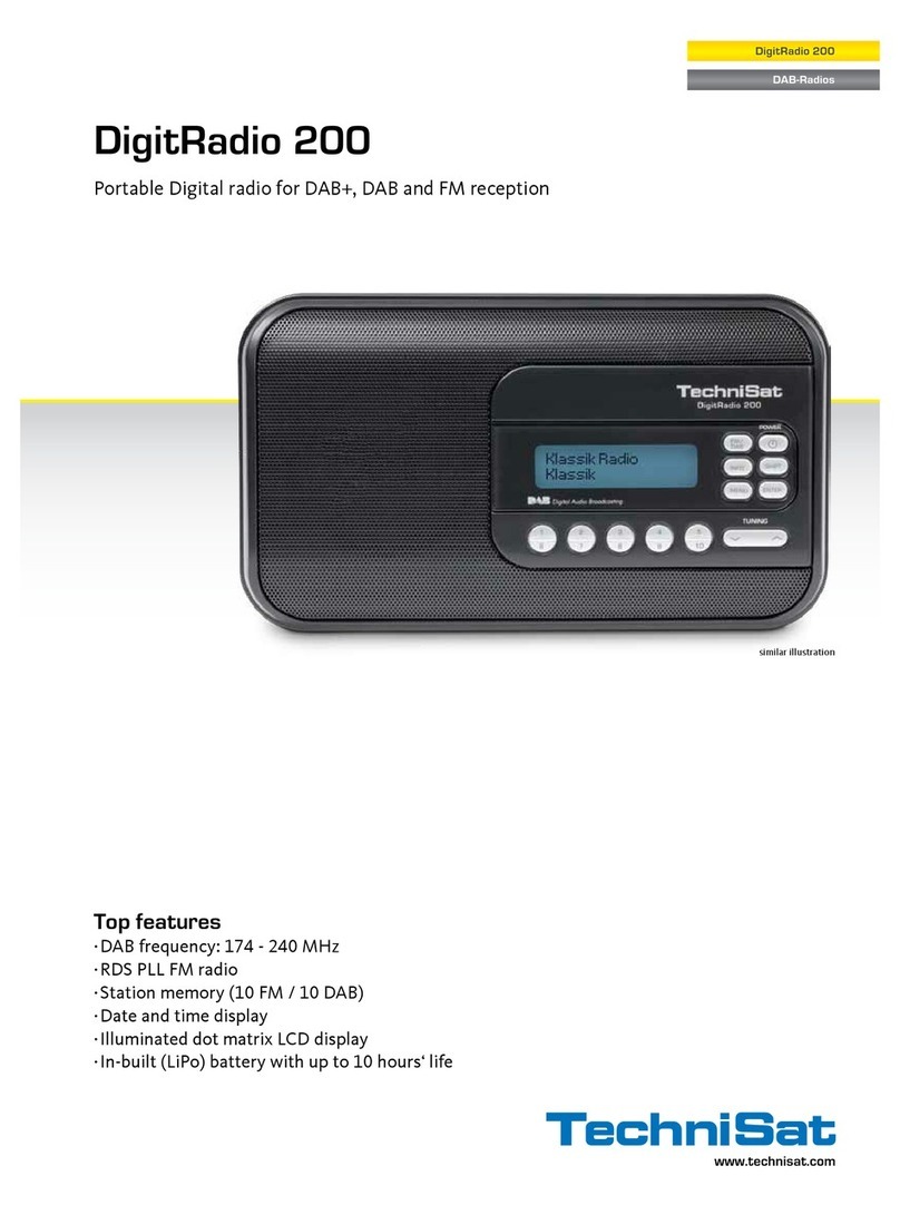 TechniSat DigitRadio 200 User manual