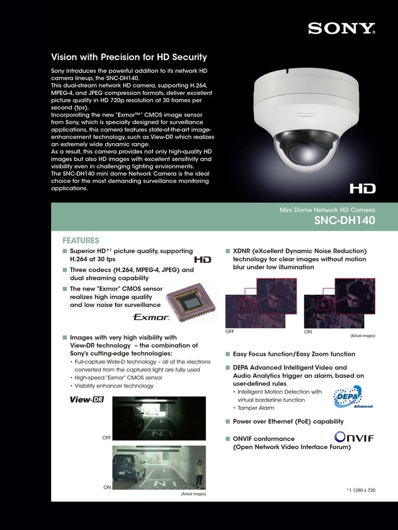 Sony Ipela SNC-DH140 Brochure & specs