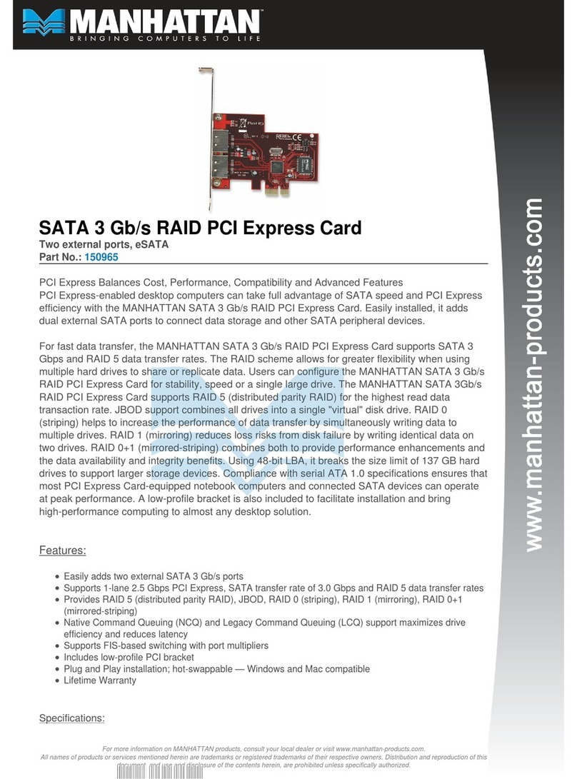 Manhattan 150965 User manual Manhattan 150965 User manual