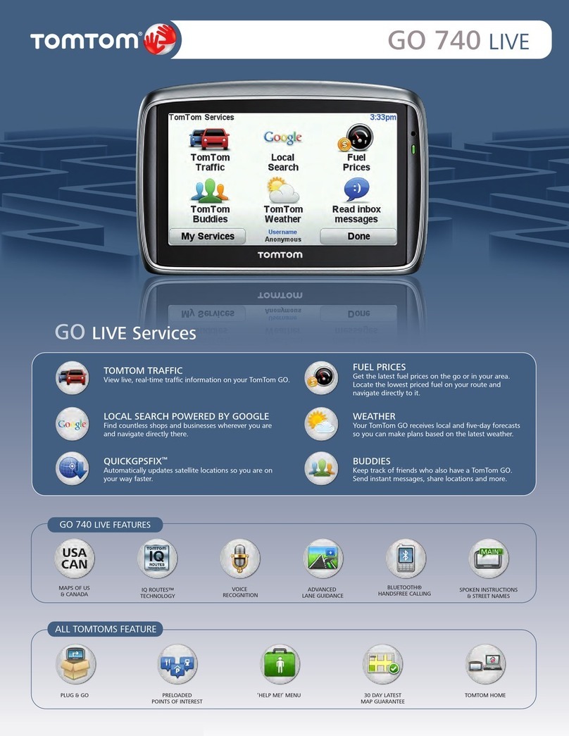TomTom GO 740 Live User manual