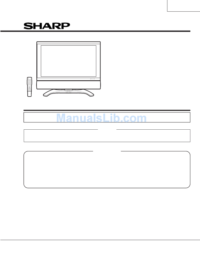Sharp Aquos LC-G5C26U User manual