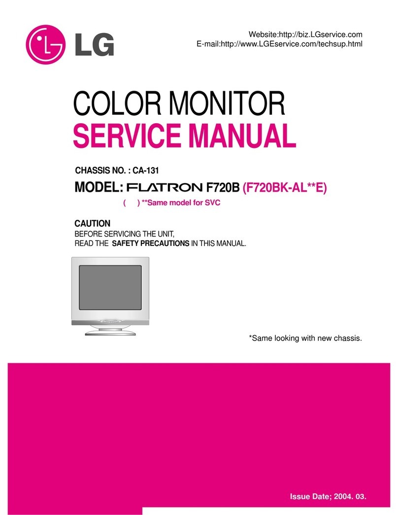 LG Flatron F720B User manual