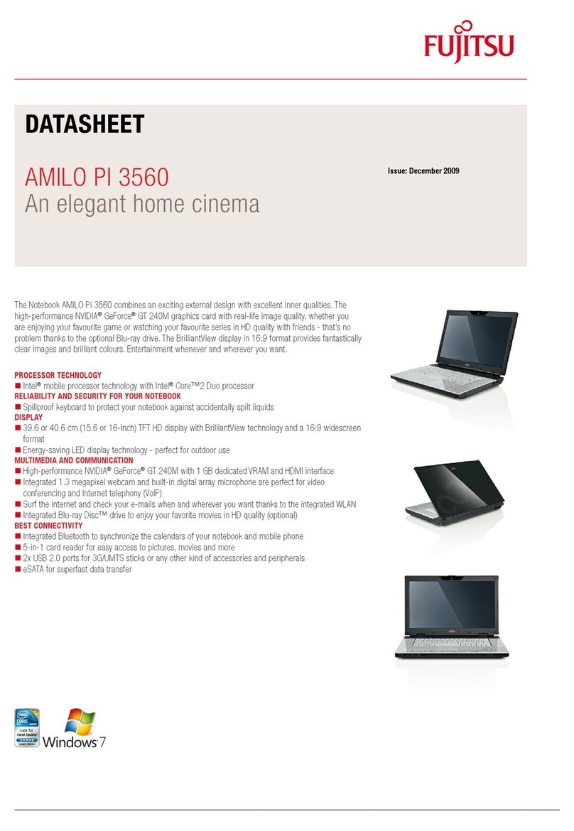 Fujitsu AMILO Pi 3560 User manual