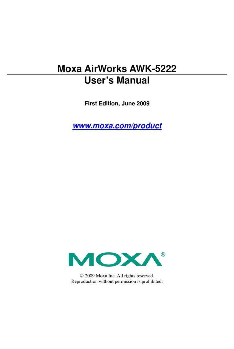 Moxa Technologies AirWorks AWK-5222 user manual Moxa Technologies AirWorks AWK-5222 user manual