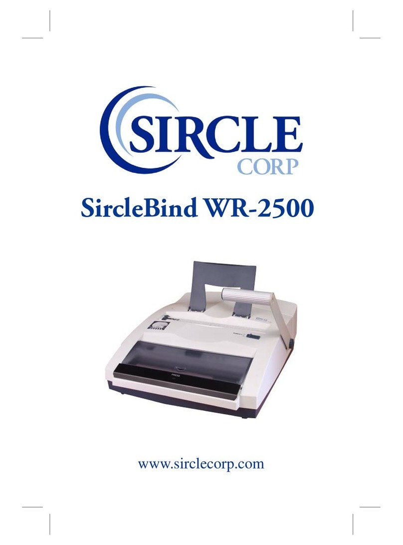 Sirclecorp SircleBind WR-2500 instructions