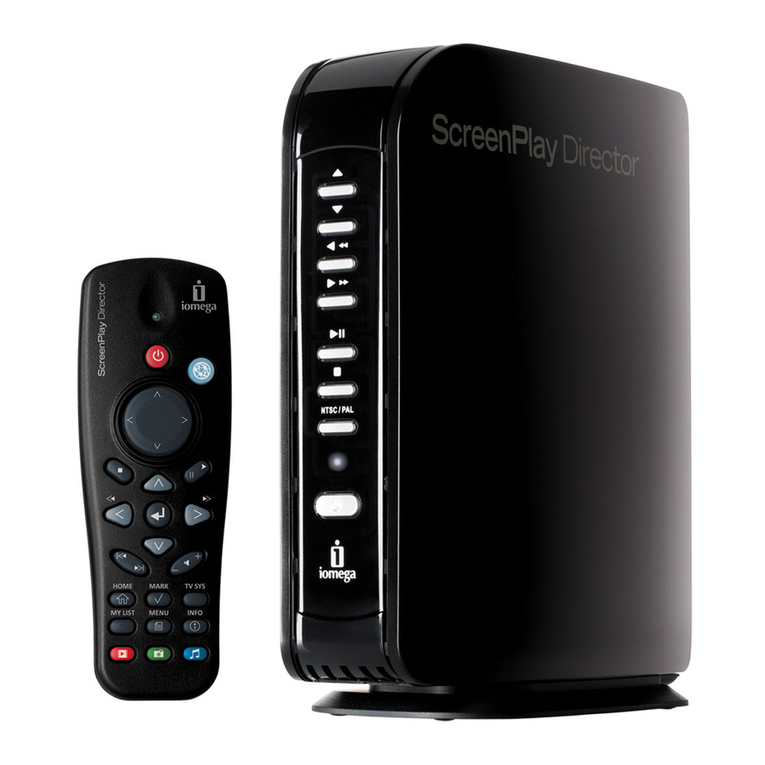 Iomega ScreenPlay Director User manual