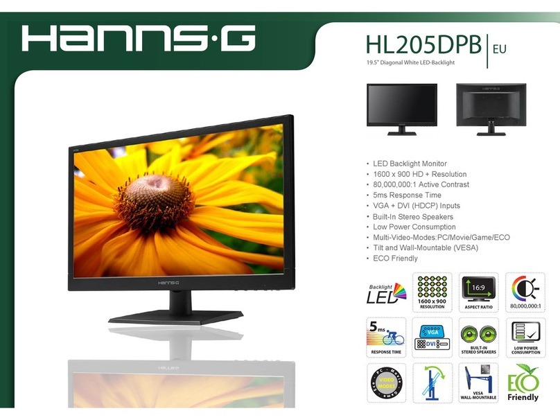 Hanns.G HL205DPB User manual Hanns.G HL205DPB User manual