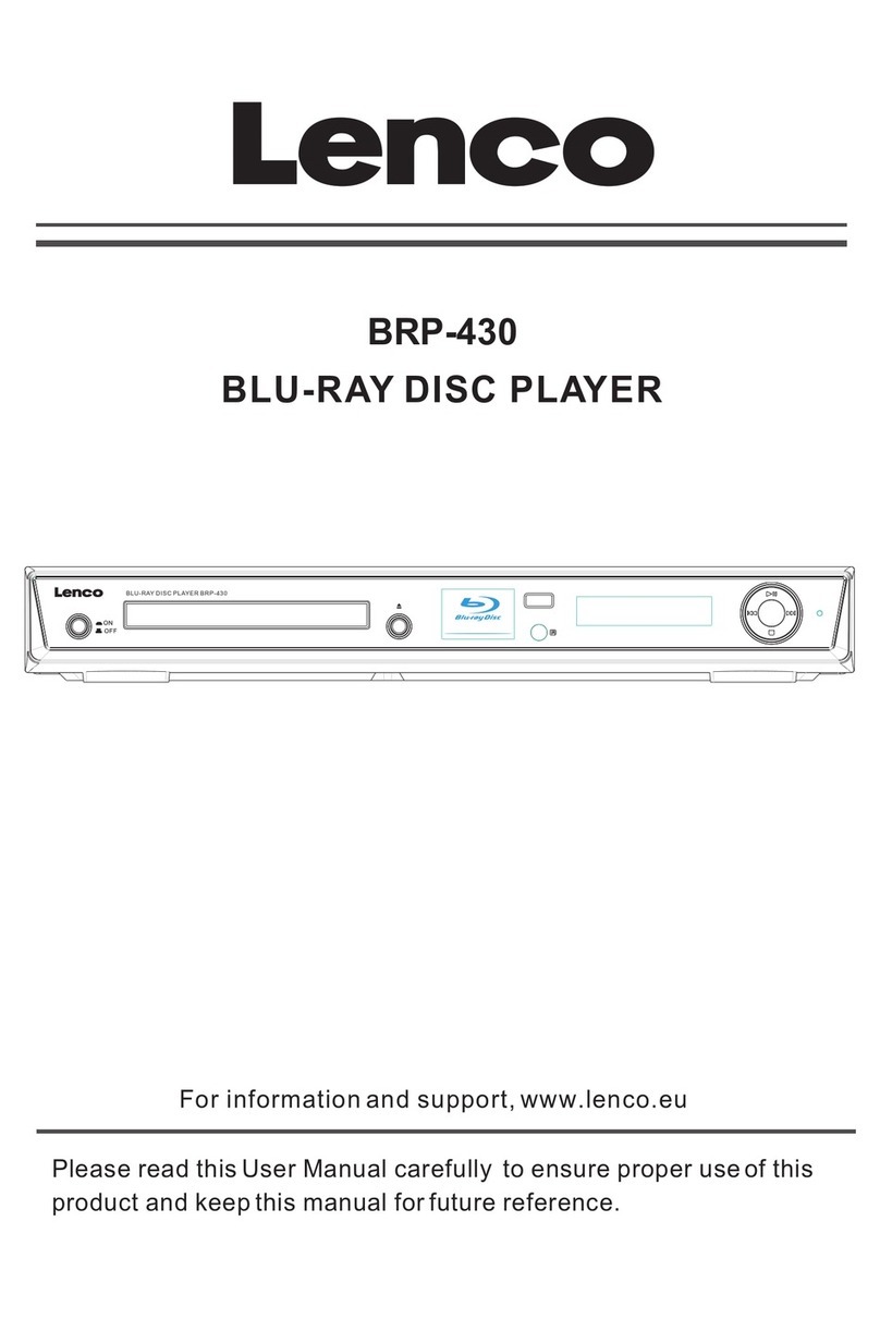 LENCO BRP-430 user guide