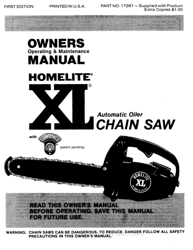 Homelite XL Operation manual