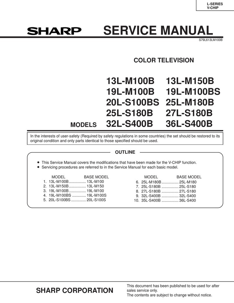 Sharp 13L-M100B User manual