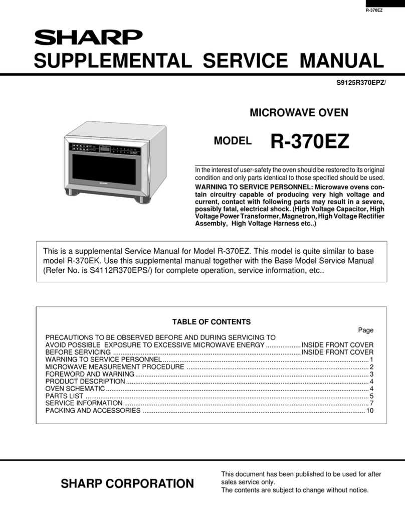 Sharp R-370EZ User manual