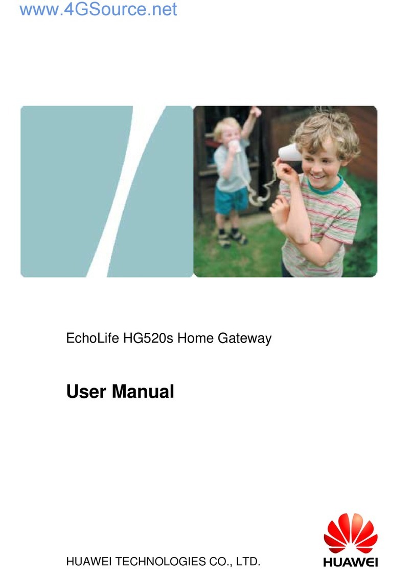 Huawei EchoLife HG520s User manual Huawei EchoLife HG520s User manual