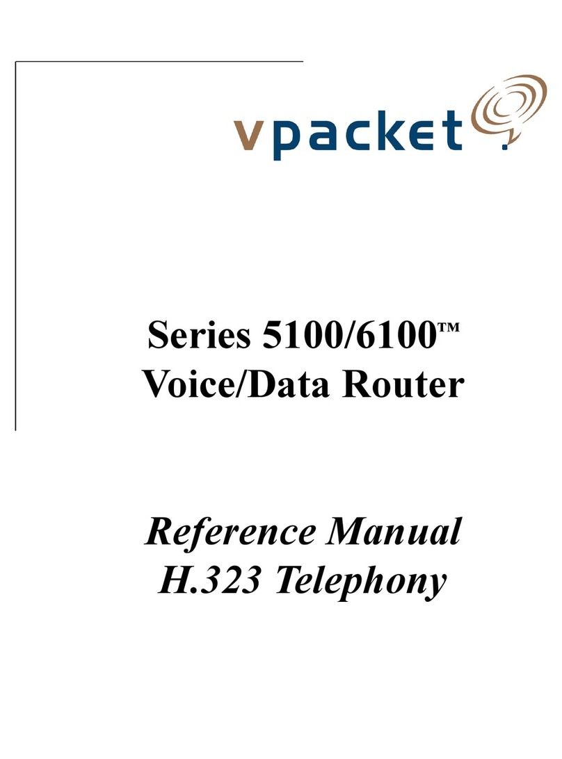 vpacket 5100 Series Reference manual vpacket 5100 Series Reference manual