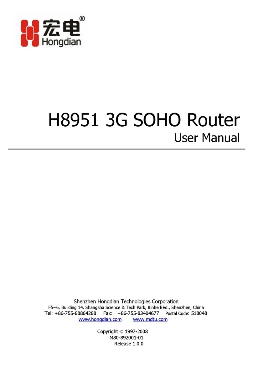 Shenzhen Hongdian Technologies H8951 User manual