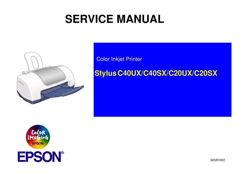 Epson Stylus C40UX User manual