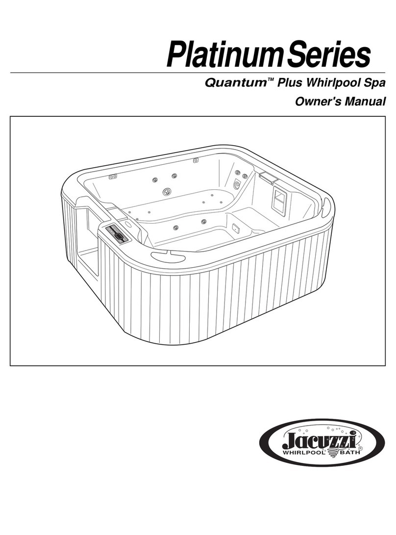 Jacuzzi Platinum Series User manual
