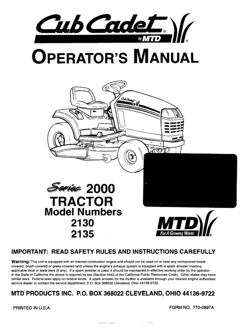Cub Cadet 2130 User manual Cub Cadet 2130 User manual