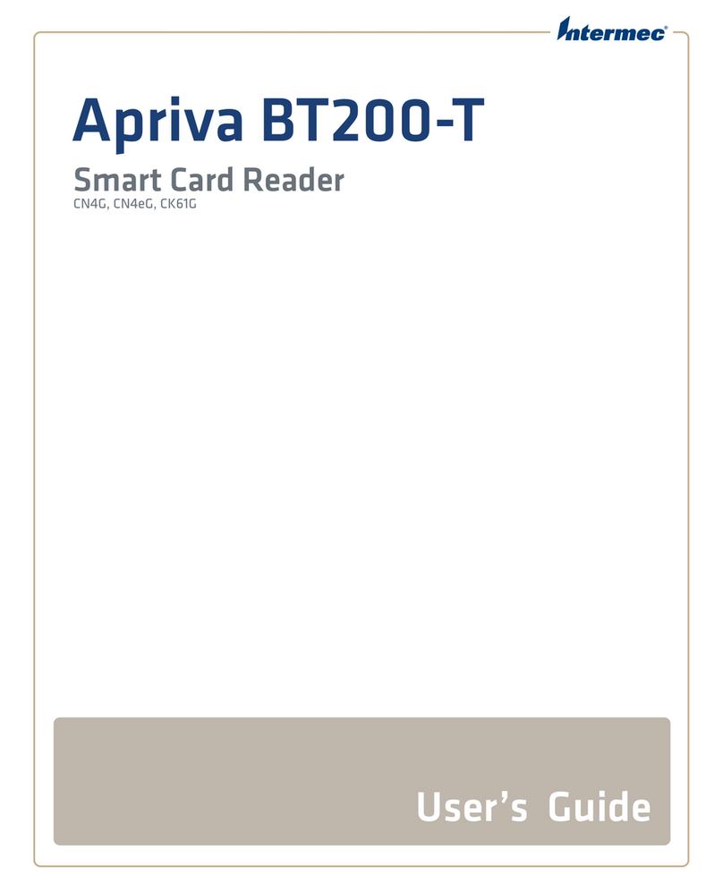 Intermec Apriva BT200-T user guide