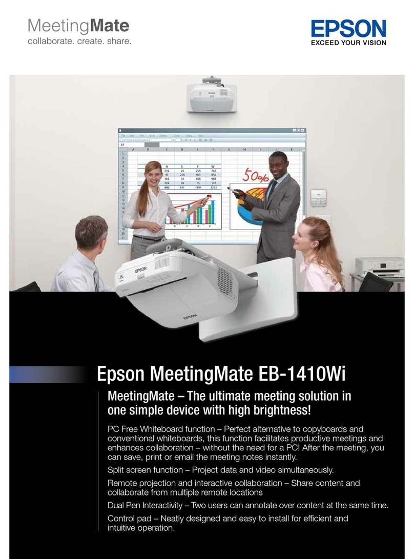 Epson MeetingMate EB-1410Wi User manual