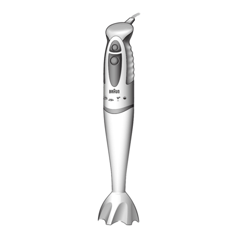 Braun Multiquick Minipimer MR 5550 User manual