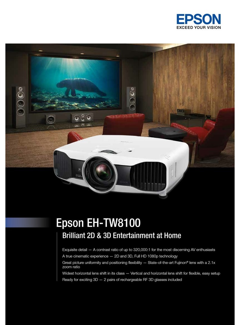 Epson EH-TW8100 User manual