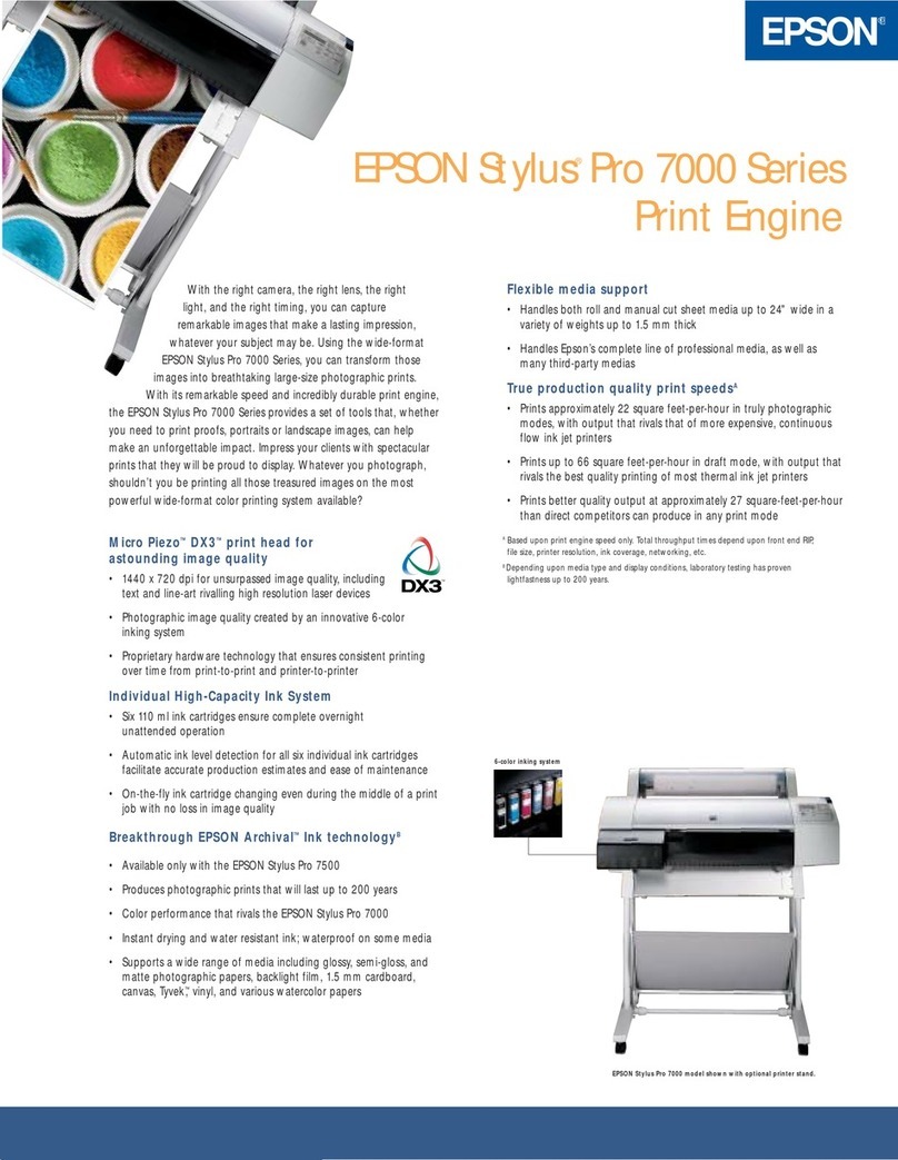 Epson Stylus Pro 7000 Series User manual