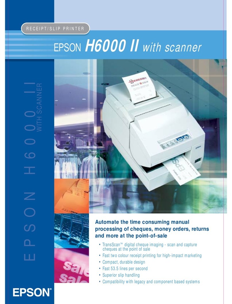 Epson TM-H6000 User manual Epson TM-H6000 User manual