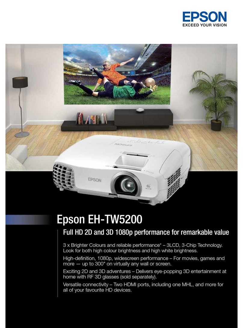 Epson EH-TW5200 User manual