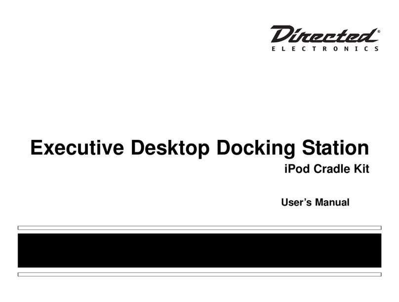 Directed Electronics iPod Cradle Kit user manual