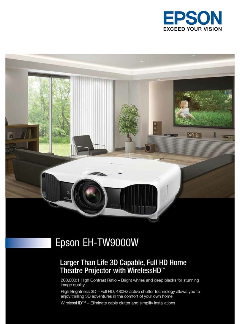 Epson EH-TW9000W Specifications