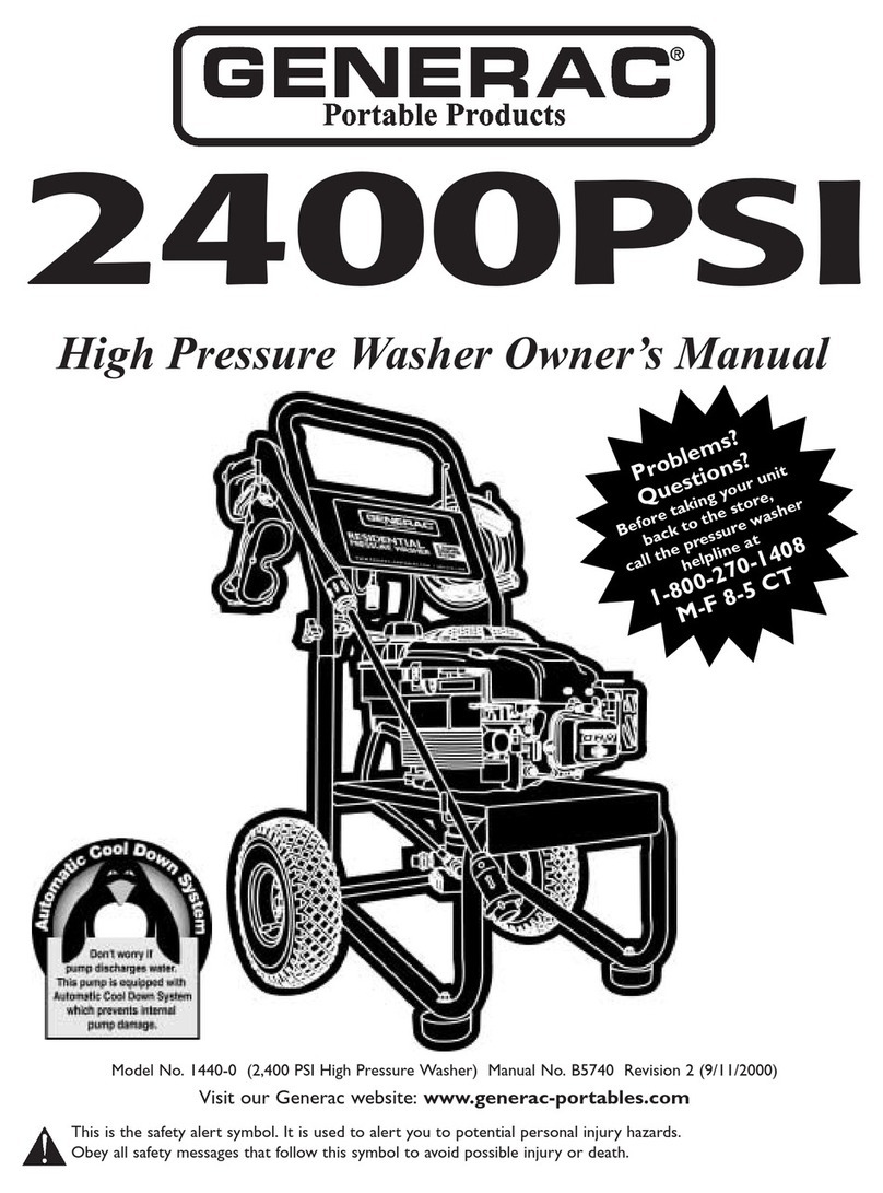 Generac Portable Products 2400PSI User manual