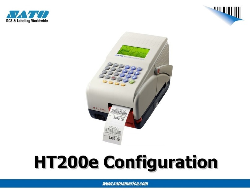 SATO HT200e User manual