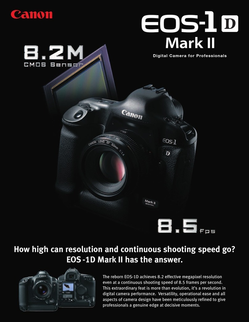 Canon EOS-1D Mark II Digial User manual