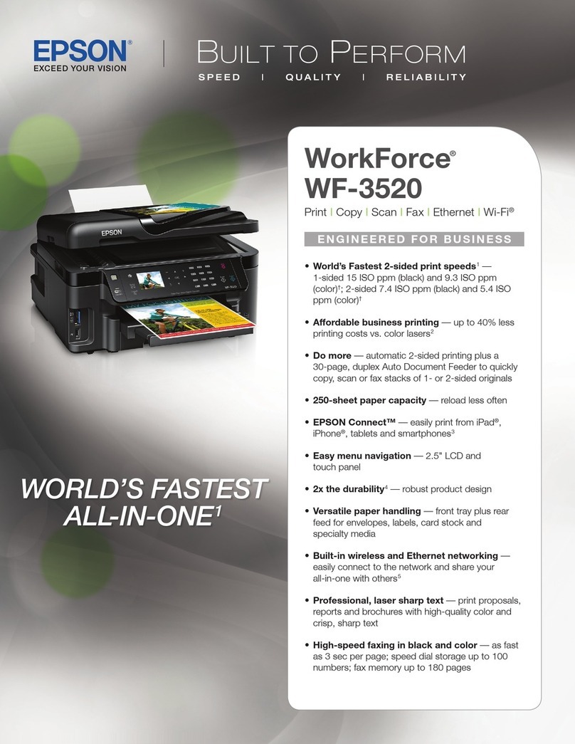 Epson WorkForce WF-3520 User manual