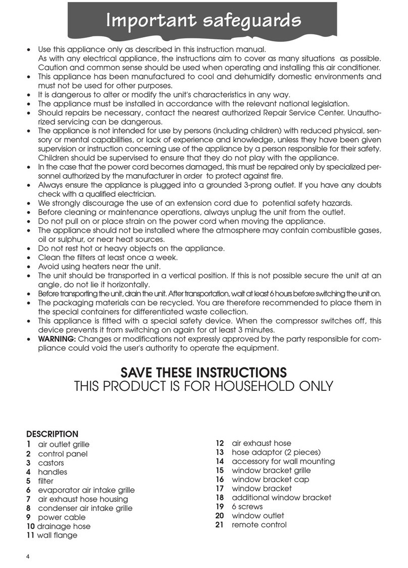 DeLonghi PACN 100E User manual